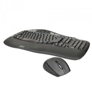 Logitech 920-008001 Mk570 Comfort Wave Wireless Keyboard  Laser Mouse 