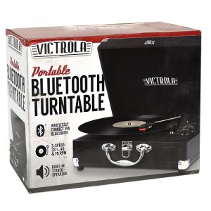 Innovative INN-VSC-550BT-BK Victrola Vsc-550bt 3-speed Vintage Bluetoo