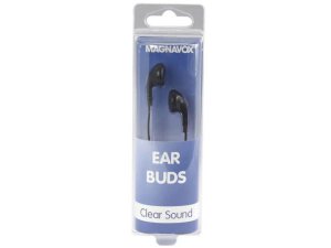 Bulk EN804 Magnavox Black Earbuds