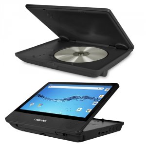 Digiland DL9003MK-BLK Dl9003mk 2-in-1 Android Tablet + Dvd Player - Qu