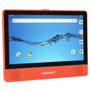 Digiland DL9003MK-RED Dl9003mk 2-in-1 Android Tablet + Dvd Player - Qu