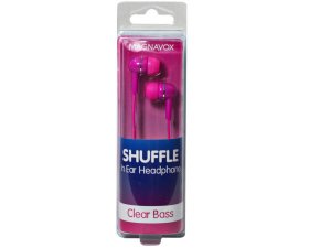 Bulk EC475 Magnavox Shuffle Pink In-ear Earbuds