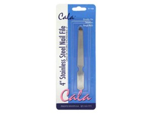 Bulk MK332 Cala 4quot; Stainless Steel Nail File