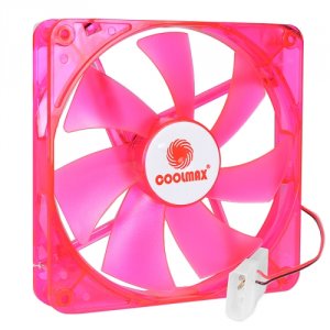 Coolmax CMF-1425-RD-BP 5.5 X 5.5 (140mm)  Cmf-1425-rd Uv Reactive 4-re