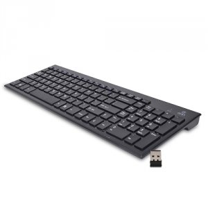 Onn LK6500R 2.4ghz 104-key Wireless Keyboard Wnano Usb Receiver(black)