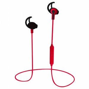 Naxa NE-973 RED Performance Bluetooth Wireless Sport Earphones In Red