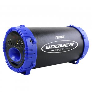 Naxa NAS-3084 BLUE Naxa Nas-3084 Boomer Impulse Led Bluetooth Boombox 