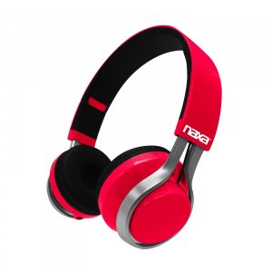 Naxa NE-963-RED Naxa  Metro Go Bluetoothreg; Wireless Headphones - Red