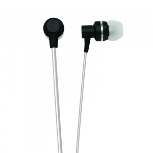 Naxa NE-940-BLACK Naxa Metallix Isolation Stereo Earphones - Black