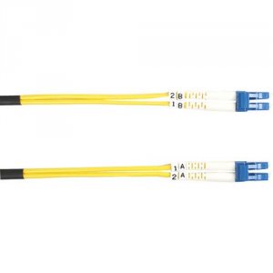 Black FOSM-010M-LCLC Black Box Fiber Optic Duplex Patch Network Cable 