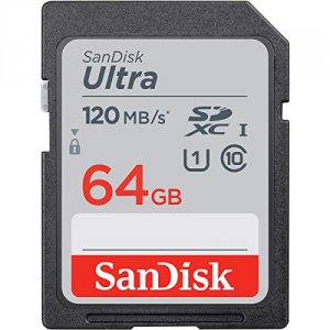 Sandisk SDSDUN4-064G-AN6IN Ultra Sdxc Memory Card, 64gb, Class 10uhs-i