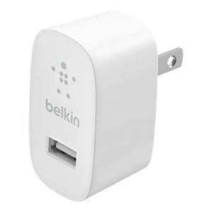 Belkin WCA002DQWH Single Usb-a Wall Charger,12w,wht