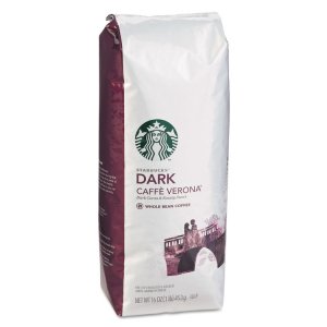 Starbucks 11017871 Starbucks Caffe Verona 1 Lb. Whole Bean Coffee Whol