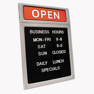 Consolidated 098221 Sign,upscale,opncls,ltrs