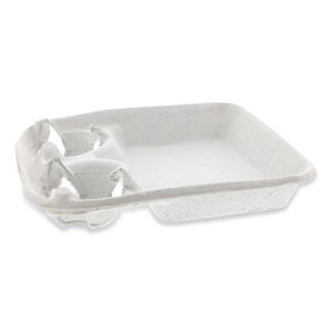 Pactiv YM527651 Tray,2 Cup Bevg Plus,nt