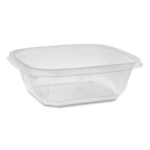 Pactiv SAC0512 Bowl,base,sq,12oz,4,clr