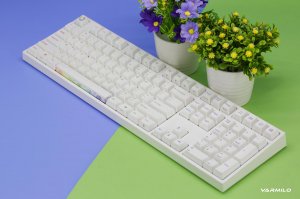 Varmilo VA108MQ1T/WWMCW Double Rainbow 2 Led Full-size Dye Sub Pbt Mec