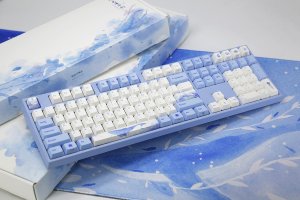 Varmilo VA108MC2N/WBPE7HV Sea Melody Full-size Dye Sub Pbt Mechanical 