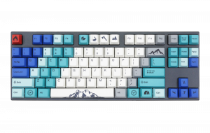 Varmilo VA87MN2W/LL7MO2SV Summit Led Tkl Dye Sub Pbt Mechanical Keyboa