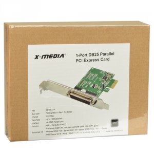 Xmedia XM-PEX-1P X-media Xm-pex-1p 1-port Db25 Parallel Pci Express (p