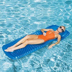 Swimways 6054625 Aquaria Rolling Lounge  Blue