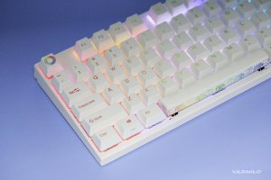 Varmilo VA87MV1T/WWMCW Double Rainbow 2 Led Tkl Dye Sub Pbt Mechanical