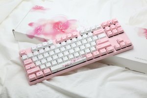 Varmilo VA87MP2P/PP88V Sakura Tkl Dye Sub Pbt Mechanical Keyboard - Mx