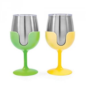 Camco 51916 Libatc Wine Tumbler Set 8oz.