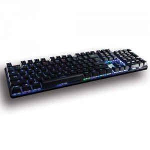 Velocilinx VXGM-KB104P-OBL-BK Metal Usb Gaming Keyboard Rgb Lights