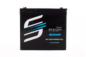 American STEALTH550 Stealth 12v 55ah Battery For Amplifiers