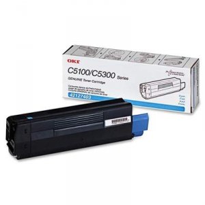 Original Okidata 42127403 Toner Cartridge - Cyan - 5000 Pages - C5100n