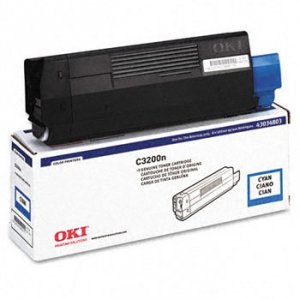 Original Okidata 43034803 Oki Cyan Toner For C3200n - 1.5k Yield