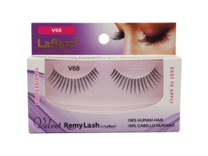 Bulk CA668 Laflare V68 100% Human Hair Velvet Remy Eyelashes