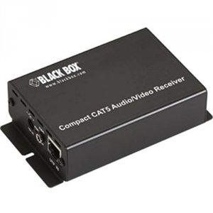 Black AC155A-R3 Compact Cat5 Audiovideo Receiver