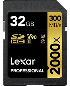 Lexar LSD2000032G-BNNNU Professional Sdxc Memory Card, 2000x 32gb, Cla