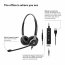 Epos 508368 Sc 665 Usb-c  Double-sided Wired Headset With Both 3.5 Mm 