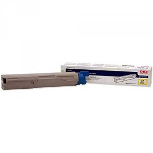 Original Okidata 43459301 Oki Yellow Toner For C3400n, C3530n, C3600n,