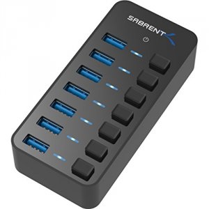 Sabrent HB-BUP7 36w 7port Usb 3.0 Hub With