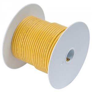 Ancor 183003 Yellow 16 Awg Tinned Copper Wire - 25'