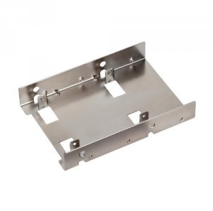 Silverstone SDP08 Sst- 3.5 To 2x 2.5 Bay Converter (nickel-coated)