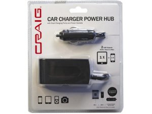 Bulk EN841 Craig Car Charger Power Hub With Usb Outlets And Dc Sockets