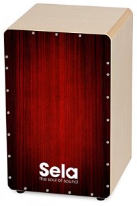 Sela SE050 Varios Cajon Drum, Red