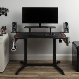 Ofm RSP-3010-RED Respawn Height Adjust Gaming Desk Red