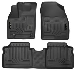 Husky 99511 Floor Mats For 2015 Prius - Front  Second Seat Black