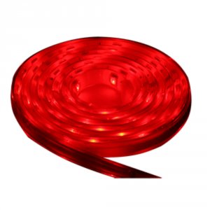 Lunasea LLB-453R-01-05 Waterproof Ip68 Led Strip Lights - Red - 5mthes