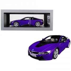 Paragon 97088 Brand New 118 Scale Diecast Car Model Of Bmw I8 Purple W