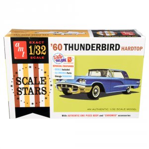 Amt AMT1135 Brand New 132 Scale Plastic Model Kit Of 1960 Ford Thunder