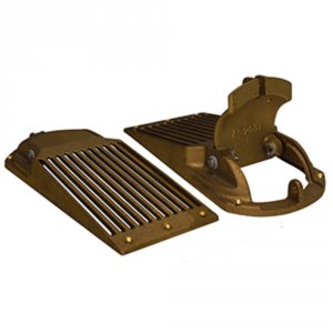 Groco ASC-3000 Bronze Slotted Hull Scoop Strainer Waccess Door Fup To 