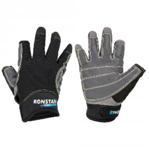 Ronstan CL740XL Sticky Race Gloves - 3-finger - Black - Xl