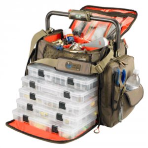 Wild WT3702 Frontier Lighted Bar Handle Tackle Bag W5 Pt3700 Trays